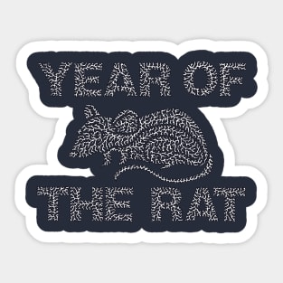 Year Of The Rat Sticker